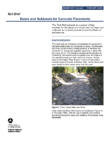 Bases and Subbases for Concrete Pavements  techbrief