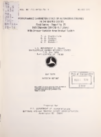 Performance Characteristics of Automotive Engines in the United States  First Series  Report No 20  1975 Chevrolet 350 CID 57 Liters 