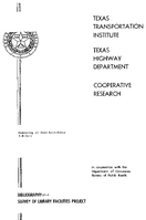 Measuring of Skid Resistance Bibliography