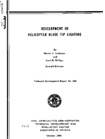 Development of Helicopter Blade Tip Lighting