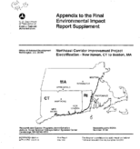 Appendix to the final environmental impact report supplement  Northeast corridor improvement project electrification  New Haven CT to Boston MA