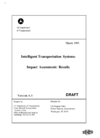 Intelligent transportation systems impact assessment  results