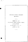 Interstate Commerce Commision Report of the Accident  Investigation Occuring on the NEW YORK CENTRAL RAILROAD WHITESBORO NY