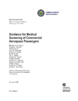 Guidance for Medical Screening of Commercial Aerospace Passengers Final Report