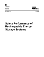 Safety Performance of Rechargeable Energy Storage Systems