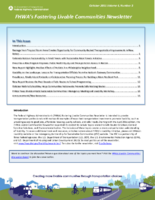 FHWAs Fostering Livable Communities Newsletter  October 2015