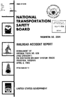 Interstate Commerce Commision Report of the Accident  Investigation Occuring on the AMTRAK TRAIN ROCKFISH VA