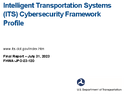 Intelligent Transportation Systems ITS Cybersecurity Framework Profile