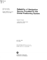 Reliability of Navigation Service Provided by the Global Positioning System