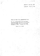 Investigation of Aircraft Accident AMERICAN AIRLINES CINCINNATI OHIO 19410310