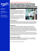 Determining Sample Measures of Distracted Driving Distracted Pedestrian Activities and Impacts of Such Behavior on Traffic Operations at Signalized Intersections Brief