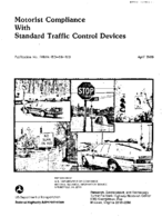 Motorist compliance with standard traffic control devices