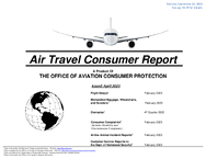 Air Travel Consumer Report April 2023