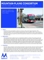 Pedestrian Safety and Traffic Operations Near Transit Stops Brief