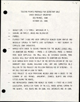 Talking Points Prepared for Secretary Dole Chuck Grassley Breakfast