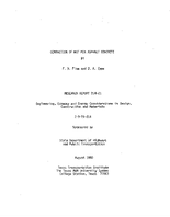 Compaction of Hot Mix Asphalt Concrete