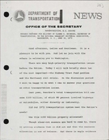 Remarks Prepared for Delivery by Claude S Brinegar Secretary of Transportation to the National Broadcast Editorial Association