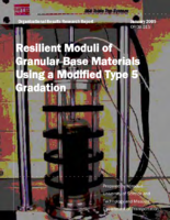 Resilient Moduli of Granular Base Materials Using a Modified Type 5 Gradation