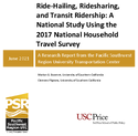 RideHailing Ridesharing and Transit Ridership A National Study Using the 2017 National Household Travel Survey