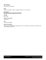 Emissions Benefits of Electric Vehicles in Uber and Lyft Services