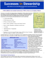 Successes in Stewardship  FHWA 2008 Environmental Conference FHWAs Role in a Changing Climate