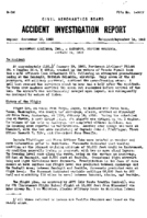 Investigation of Aircraft Accident NORTHWEST AIRLINES SANDSPIT BRITISH COLUMBIA 19520119