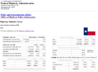 Highway Statistics Series State Statistical Abstracts 2010  Texas