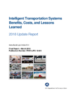 Intelligent Transportation Systems Benefits Costs And Lessons Learned  2018 Update Report
