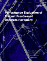 Performance evaluation of precast prestressed concrete pavement