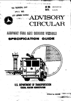 AC 150522014A Airport Fire and Rescue Vehicle Specification Guide