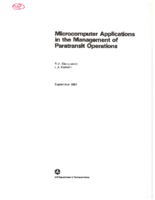 Microcomputer Applications in the Management of Paratransit Operations