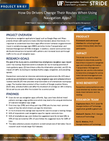 How Do Drivers Change Their Routes When Using Navigation Apps Project Brief