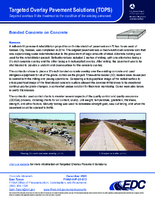Targeted Overlay Pavement Solutions TOPS Bonded Concrete on Concrete
