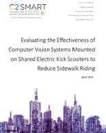 Evaluating the Effectiveness of Computer Vision Systems Mounted on Shared Electric Kick Scooters to Reduce Sidewalk Riding
