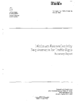 Minimum Retroreflectivity Requirements for Traffic Signs Summary Report