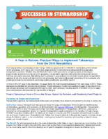 Successes in Stewardship  A Year in Review Practical Ways to Implement Takeaways from the 2016 Newsletters