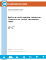 Performance of preventive maintenance treatments for flexible pavements in Texas