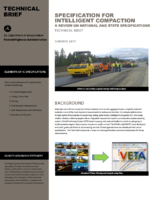 Specification for Intelligent Compaction a Review on National and State Specifications  techbrief