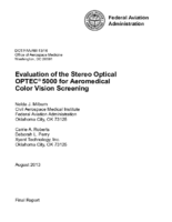 Evaluation of the Stereo Optical OPTEC5000 for Aeromedical Color Vision Screening