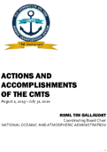 Actions and Accomplishments of the CMTS August 1 2019  July 31 2020