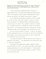 Remarks Made at the Annual Meeting of the American Transit Association by Dr Robert A Hemmes