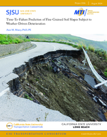 TimetoFailure Prediction of FineGrained Soil Slopes Subject to WeatherDriven Deterioration
