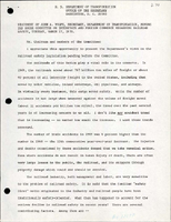 Statement of John A Volpe Secretary Department of Transportation before the House Committee on Interstate and Foreign Commerce