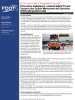 Performance Evaluation of Connected Vehicle CV and Transportation Systems Management and Operations TSMO Projects in Florida Summary