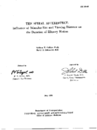 The spiral aftereffect  influence of stimulus size and viewing distance on the duration of illusory motion