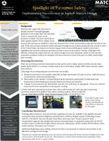 Spotlight on Pavement Safety Implementing Macrotexture in Asphalt Mixture Design