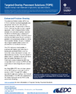 Targeted Overlay Pavement Solutions TOPS Enhanced Friction Overlay