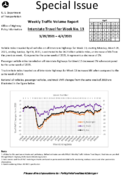 Special Issue  Weekly Traffic Volume Report Interstate Travel for Week No 13