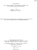 Evaluation of epoxy compounds as a material for patching and protecting concrete  final report