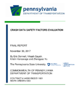 Crash Data Safety Factors Evaluation